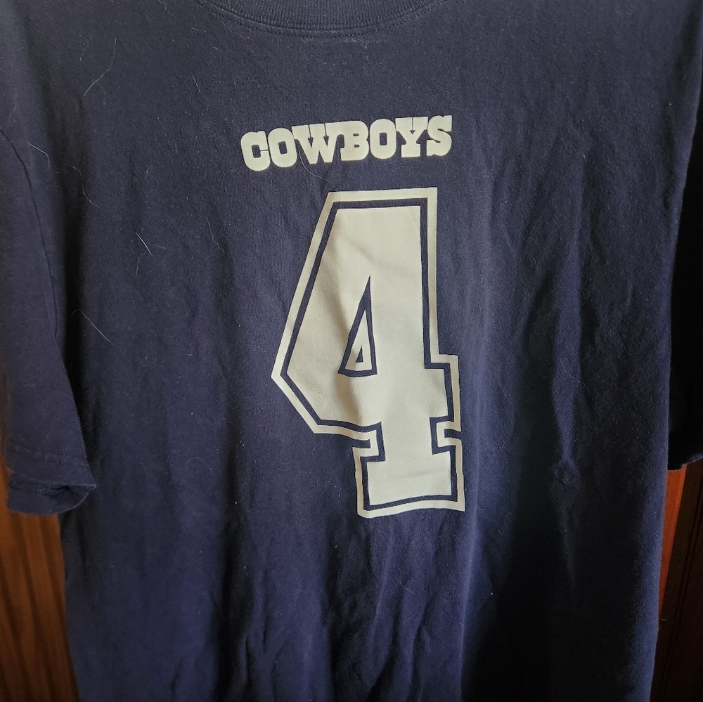 Cowboys Navy Blue Graphic T-Shirt